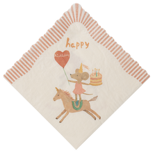 Załaduj obraz do przeglądarki galerii, Serwetki papierowe 20szt - HAPPY BIRTHDAY UNICORN Maileg
