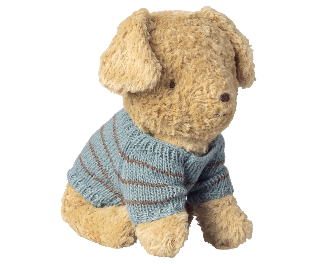 MAILEG Ubranko | sweterek dla pieska - PUPPY SUPPLY DUSTY BLUE