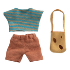 MAILEG Ubranko dla myszki młodszego brata 11cm - CLOTHES and BAG