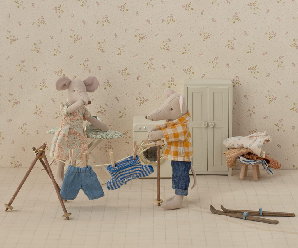 MAILEG Ubranko dla myszki starszego brata 15cm - KNITTED SWEATER & PANTS