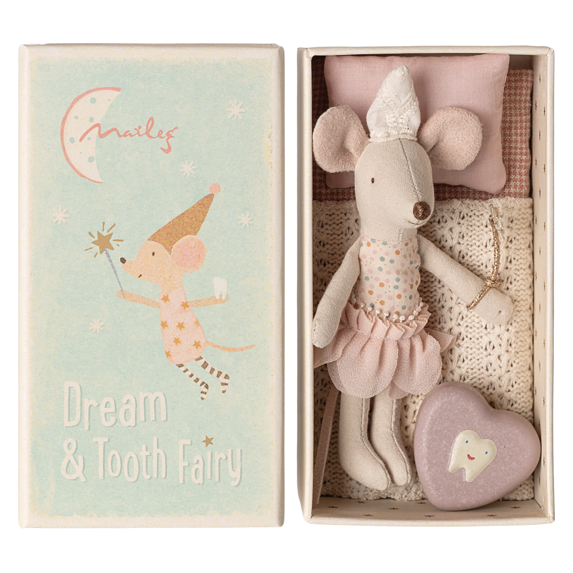 MAILEG Wróżka zębuszka dziewczynka 11cm - TOOTH FAIRY in BOX