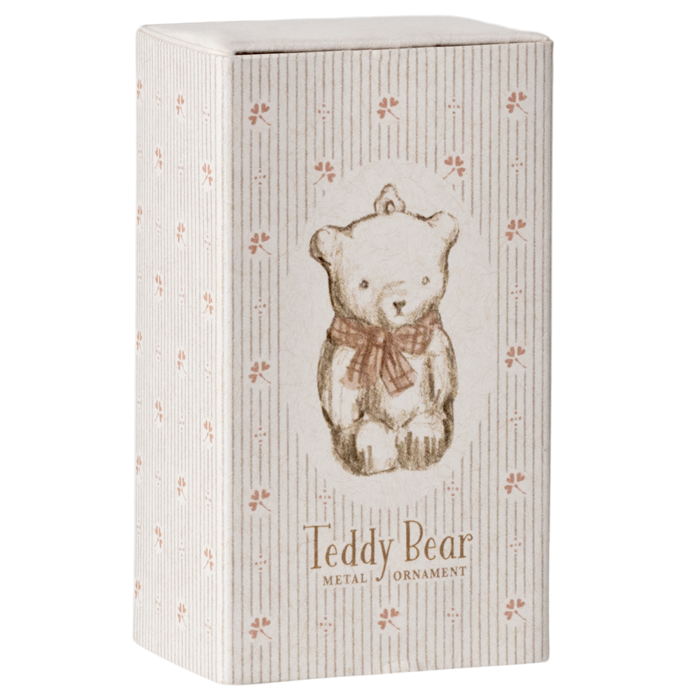 Zawieszka świąteczna miś - Teddy Bear Off White|Rose Maileg