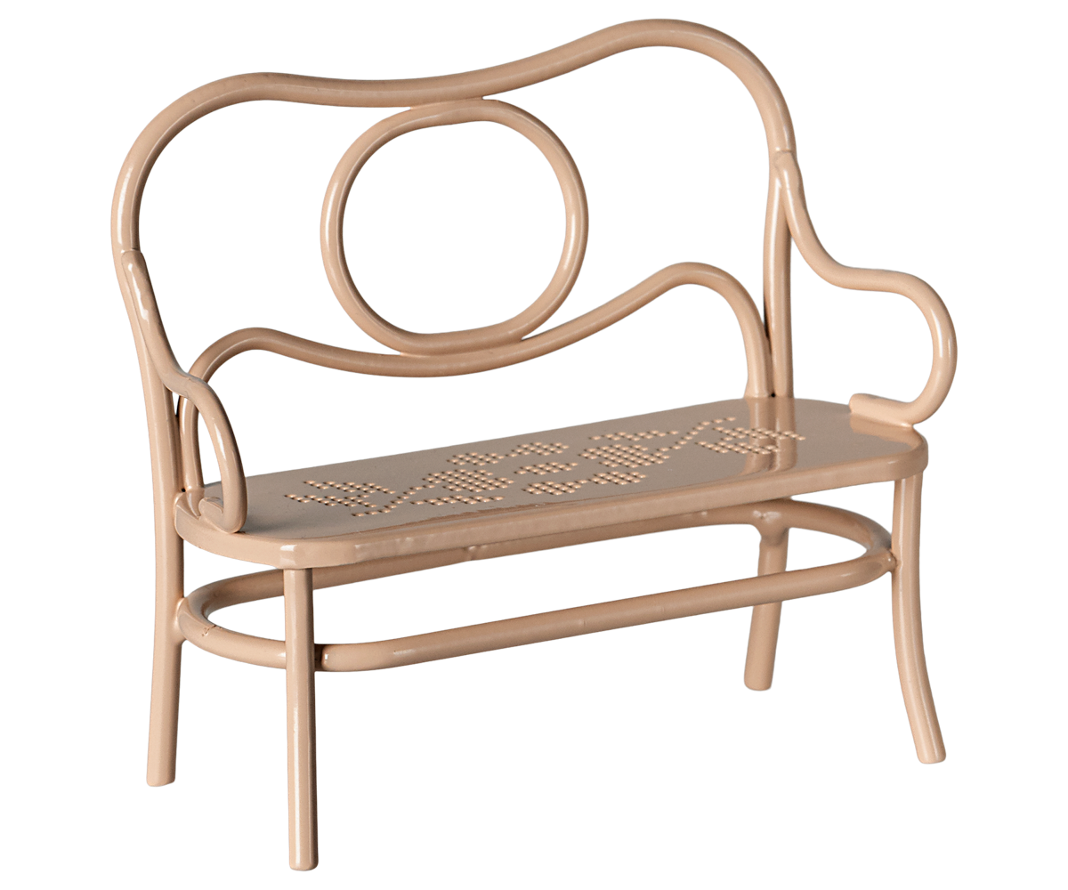 Zestaw kawowy : stół i ławka - CAFE SET PALE PINK Maileg