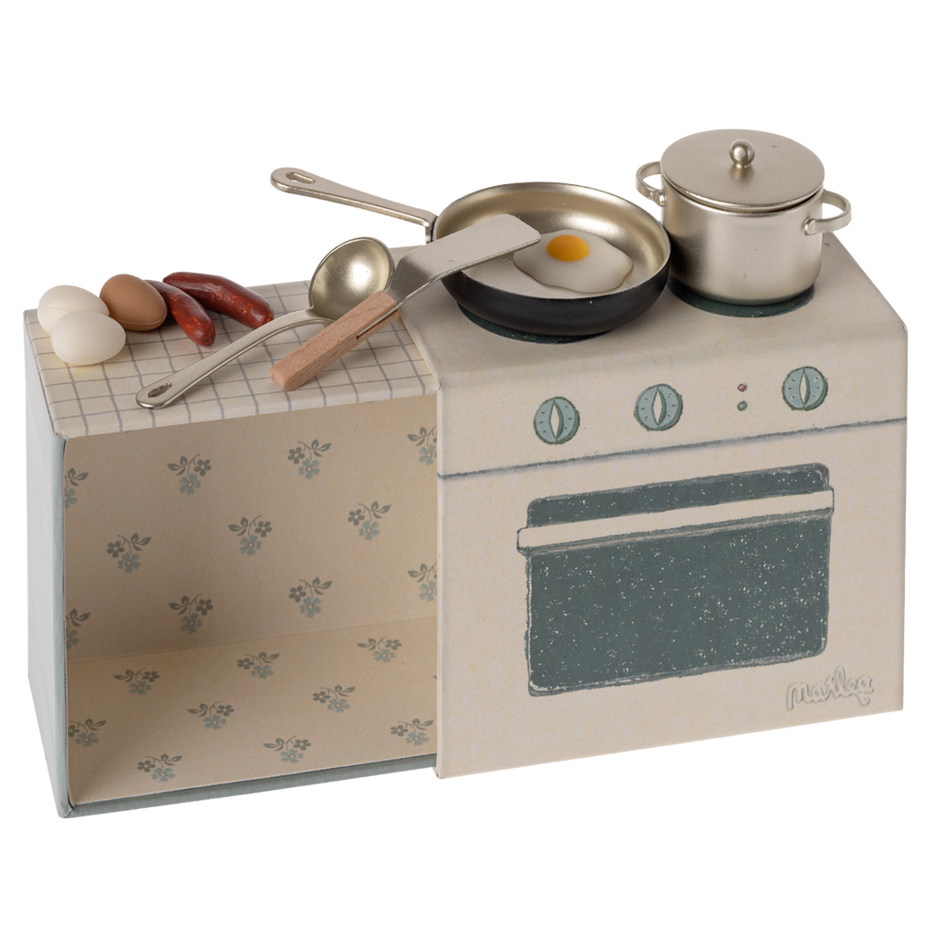 Maileg Zestaw kuchenny 8cm | kuchnia - Cooking set