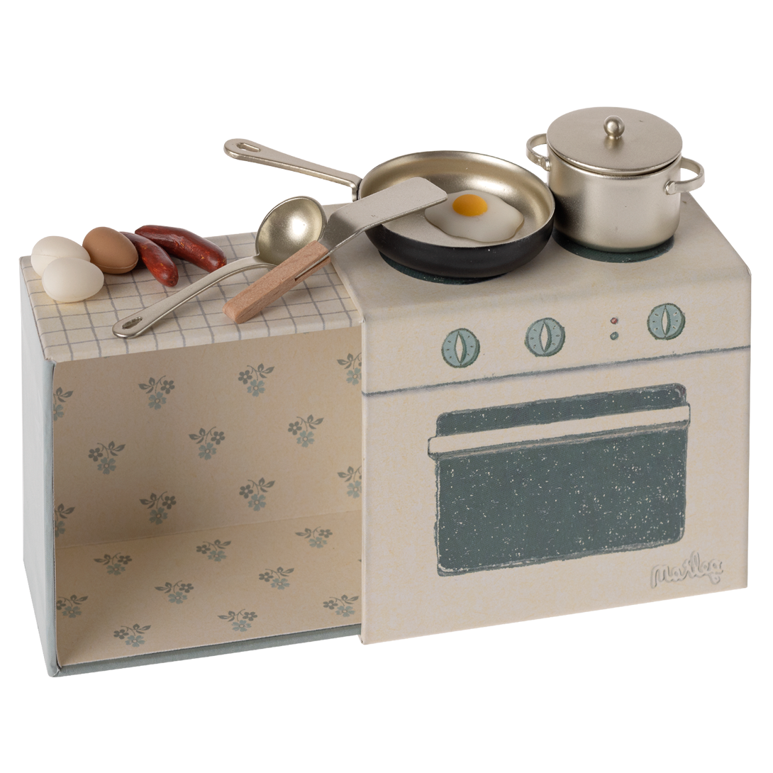 Maileg Zestaw kuchenny 8cm | kuchnia - Cooking set