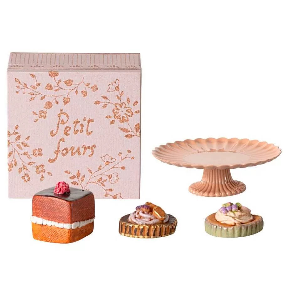 Zestaw patera z ciasteczkami - Cakes and cakestand Maileg