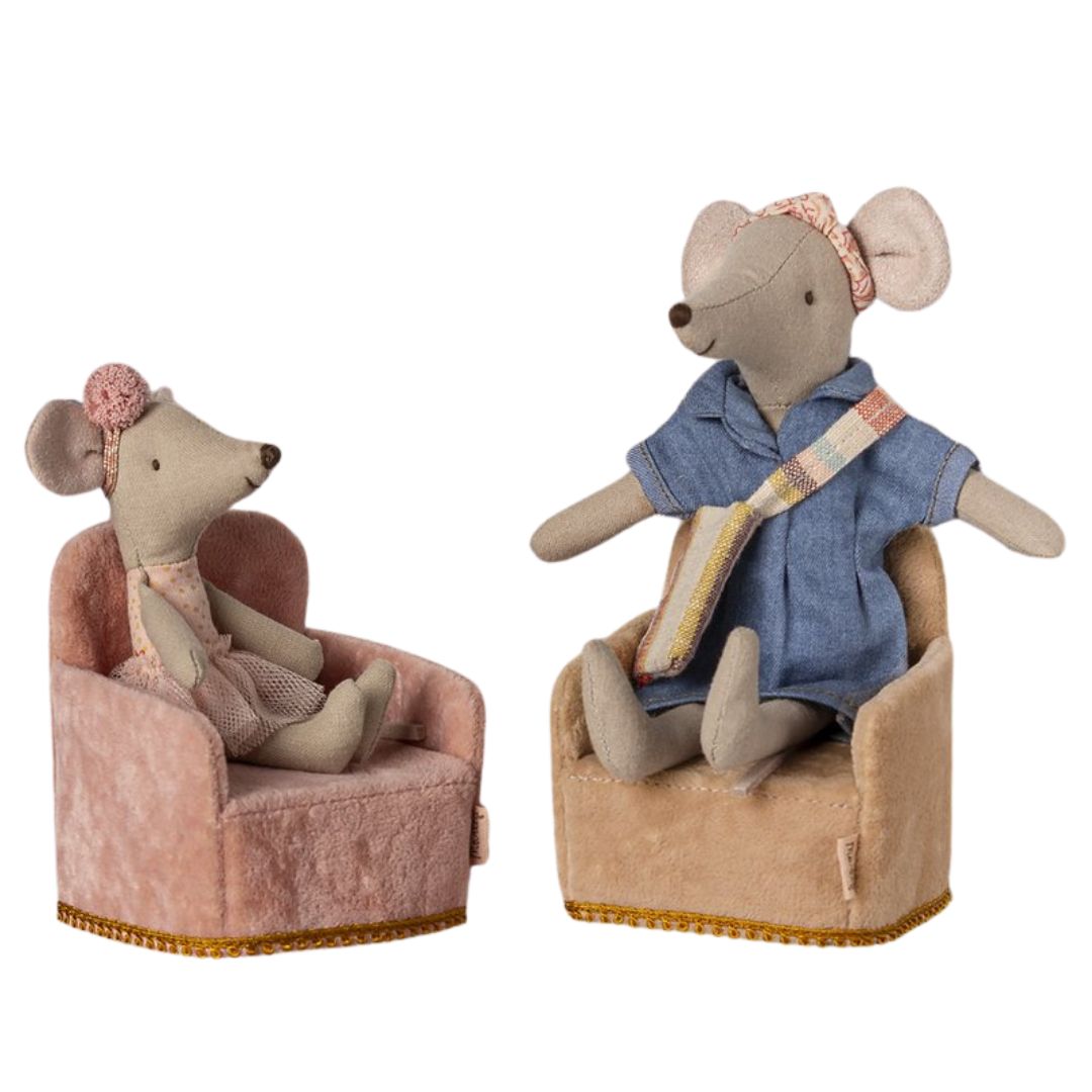 Fotel dla myszek - Rose Maileg