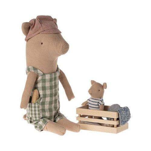 Świnka Baby Boy Pig In Box Maileg