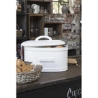 Ceramicznay biały chlebak owalny Ib Laursen