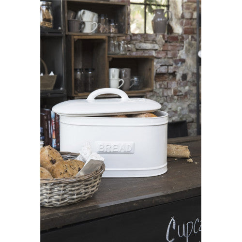 Ceramicznay biały chlebak owalny Ib Laursen