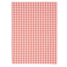 Załaduj obraz do przeglądarki galerii, Ręcznik kuchenny bawełniany biało czerwona kratka country Clayre Eef
