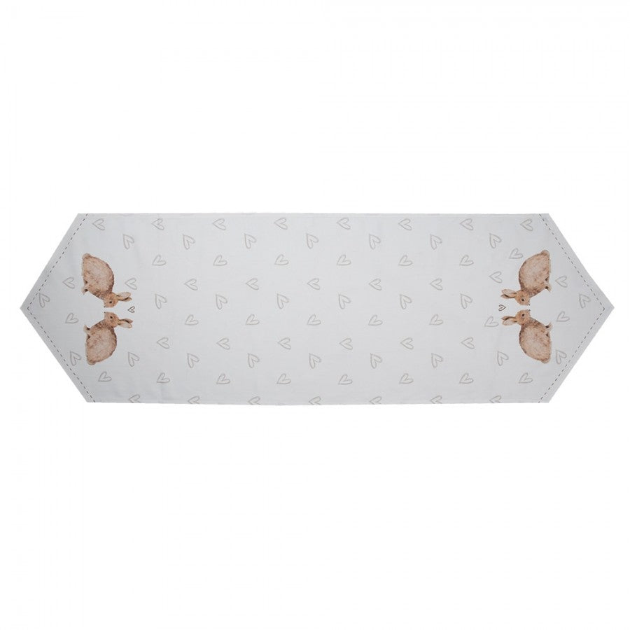 Bieżnik wielkanocny króliczki beż 50 x 160 cm Clayre Eef