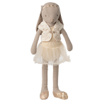 Króliczek rozmiar 3, Klasyczny - Strój baletowy i spódnica kremowy Maileg