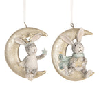 Zawieszki króliczki świąteczne  kpl. 2 szt. Clayre Eef