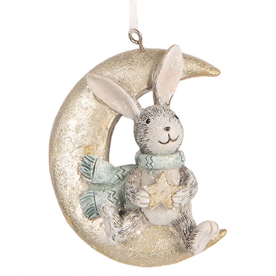 Zawieszki króliczki świąteczne  kpl. 2 szt. Clayre Eef