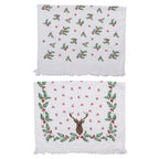 Ręczniki kuchenne bawełniane frotte 2 szt. renifery świąteczne Clayre Eef