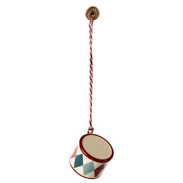 Zawieszka świąteczna bębenek - Drum classic red Maileg
