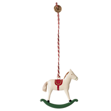 Załaduj obraz do przeglądarki galerii, Zawieszka świąteczna konik - Rocking horse Maileg
