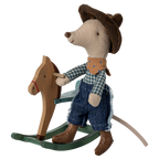 Myszka kowboj na koniku bujanym, Little Brother Maileg