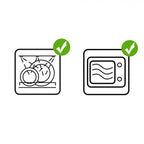 Talerzyk śniadaniowy beżowo czarny kwiaty 20 cm Clayre Eef