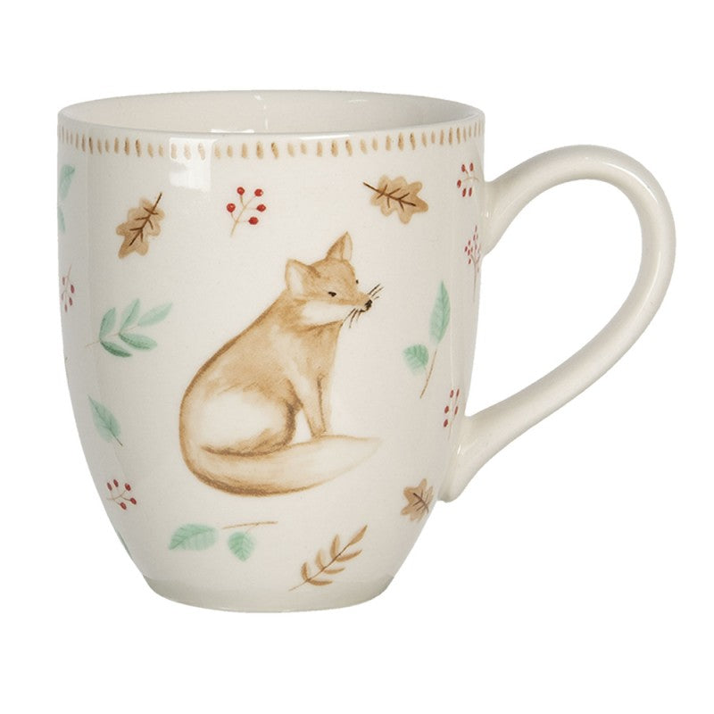 Kubek jesienny lisek 200 ml ceramiczny Clayre & Eef