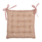 Poduszka na siedzisko świąteczna domki z piernika 40 x 40 cm Clayre & Eef