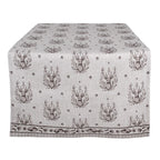 Bieżnik bawełniany renifer beżowy 50 x 140 cm Clayre & Eef