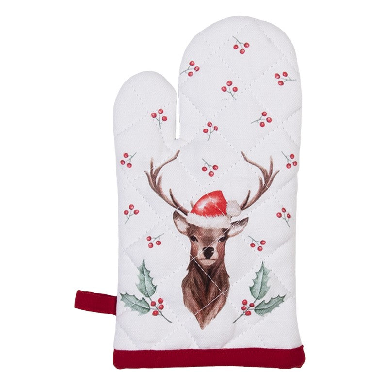 Rękawica kuchenna świąteczna gałązki Clayre Eef