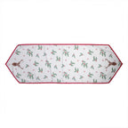 Bieżnik z reniferem świąteczny bawełniany 50 x 160 cm  Clayre Eef