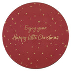 Podkładka pod talerz świąteczna czerwona 33 cm Clayre Eef