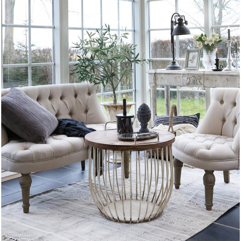 Lampa industrialna stołowa Factory czarna Chic Antique