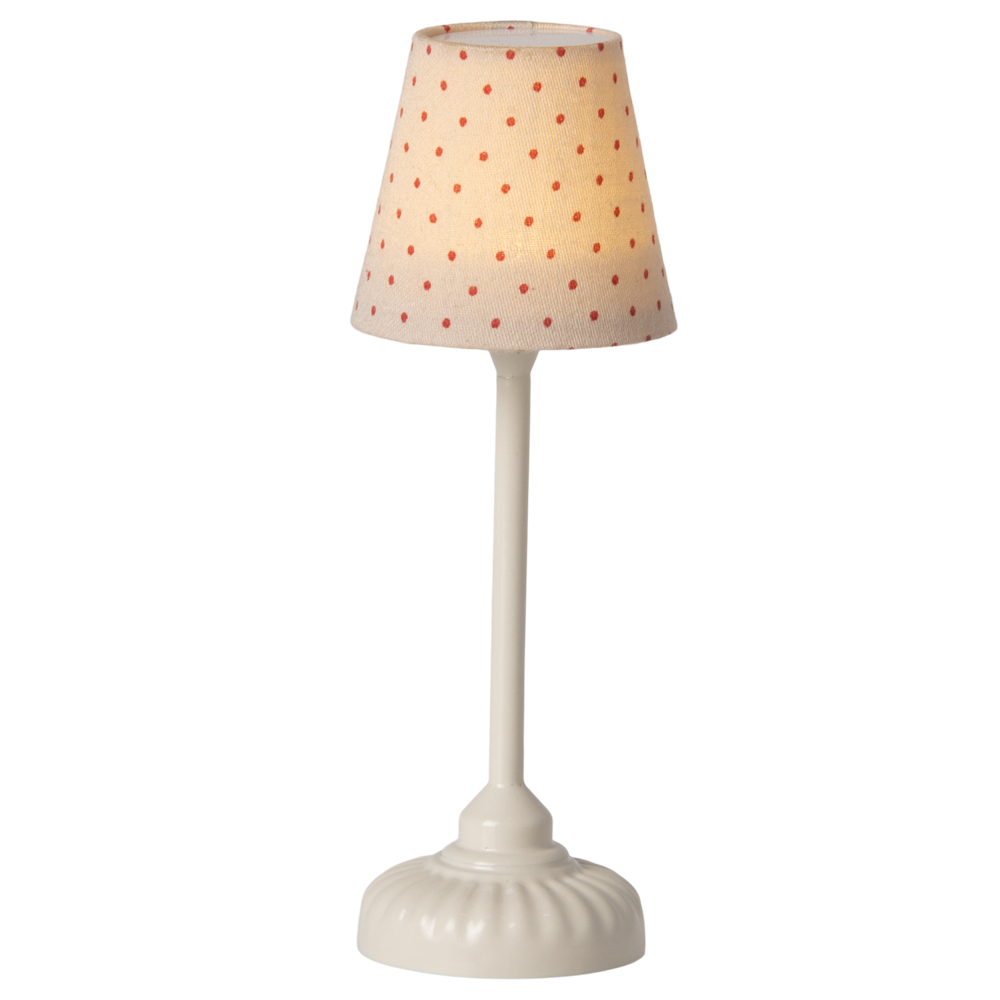 Maileg - lampka dla myszek w kropki 14 cm Sand Small