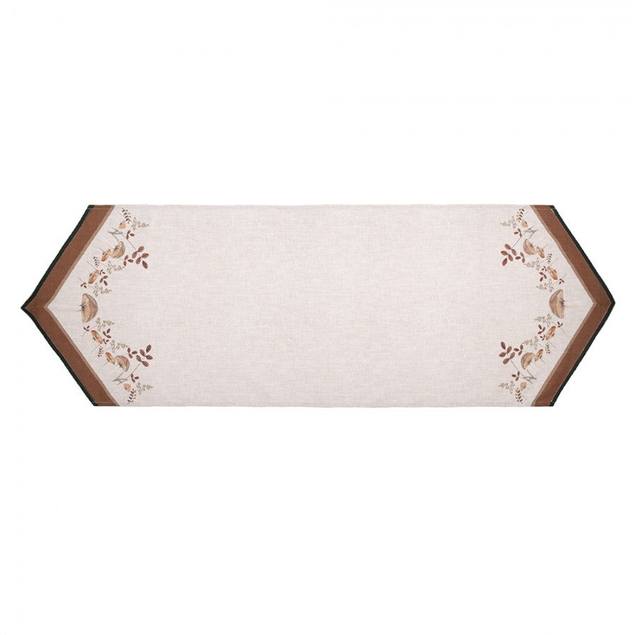 Bieżnik jesienne grzybki 50 x 160 cm Clayre & Eef