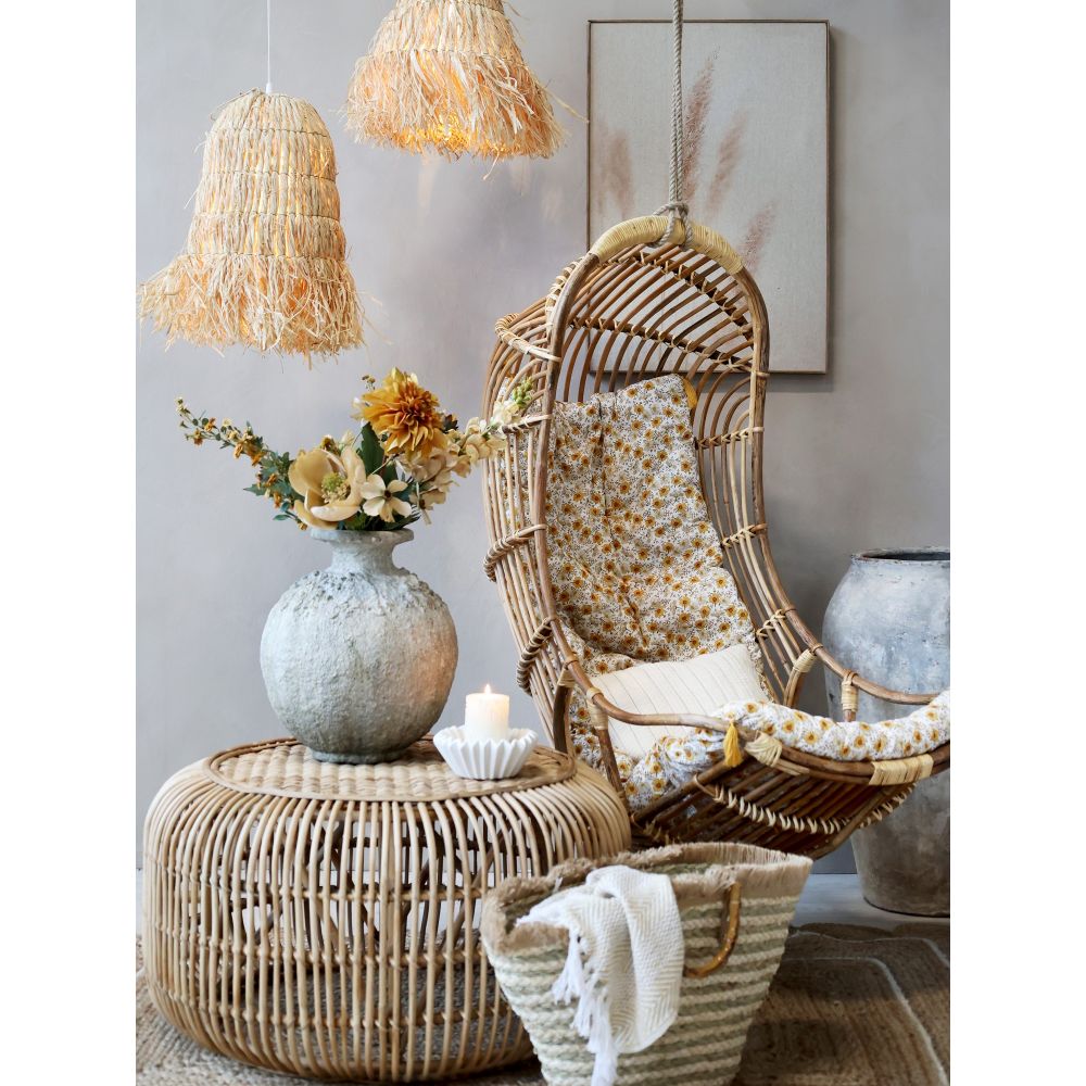 Stolik rattanowy / stolik kawowy natralny 77 cm Chic Antique