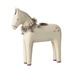 Maileg - Drewniany świecznik bożonarodzeniowy Konik 16 cm
