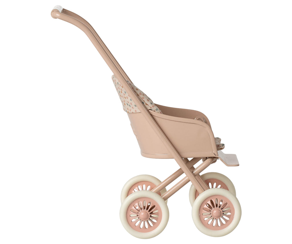 Wózek spacerowy metalowy dla myszek Powder - Maileg