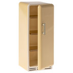 Maileg - Metalowa lodówka dla myszek 22 cm Yellow Fridge