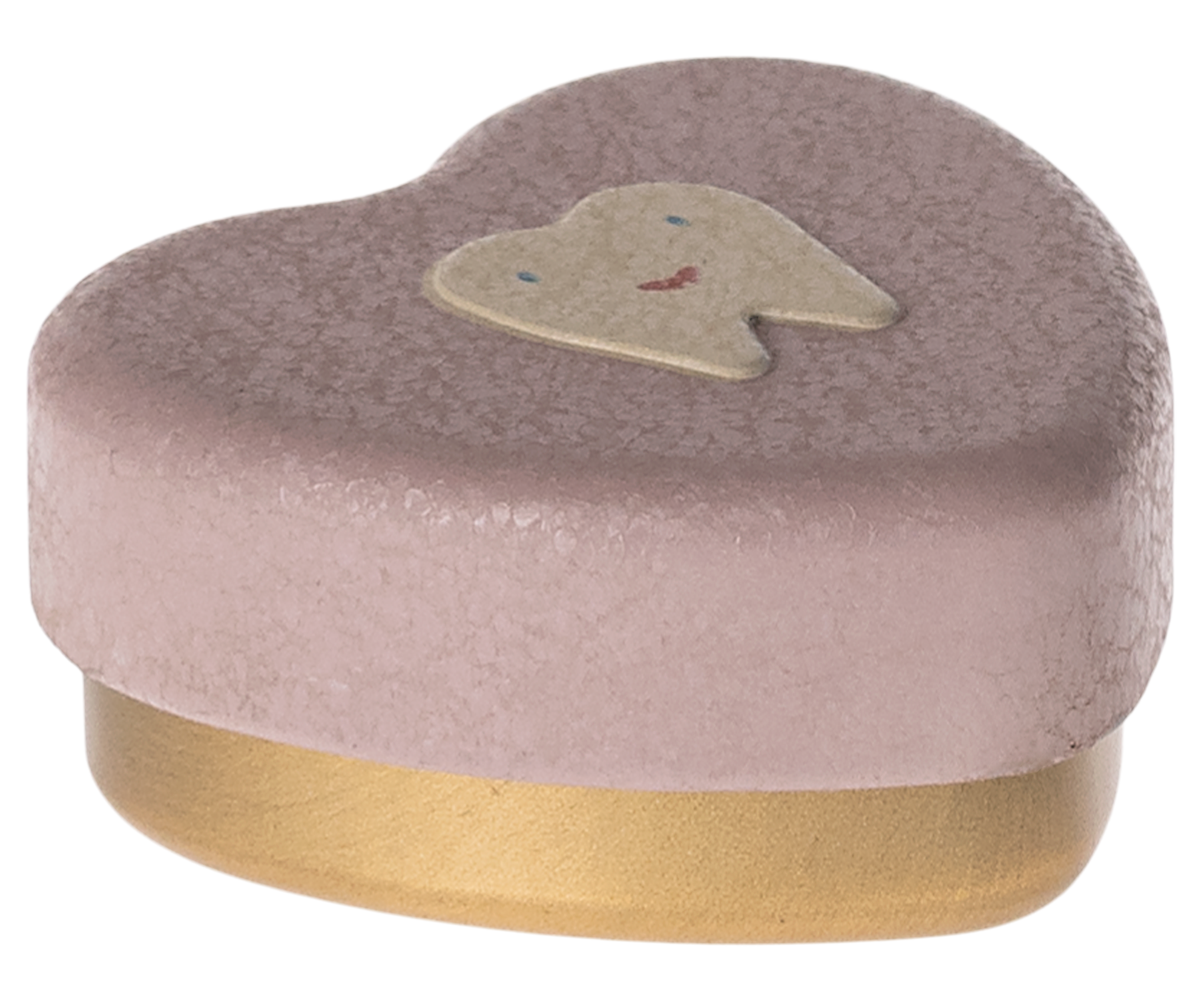 Maileg Pudełeczko na ząbek - Tooth Box Small Heather