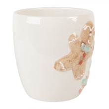 Załaduj obraz do przeglądarki galerii, Kubek 350 ml Biały Ceramiczny pierniczki Clayre &amp; Eef
