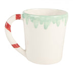 Kubek Święty Mikołaj 400 ml Biały Ceramiczny Clayre & Eef