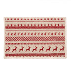 Podkładki bawełniane renifery czerwone świąteczne kpl. 6 szt. Clayre Eef