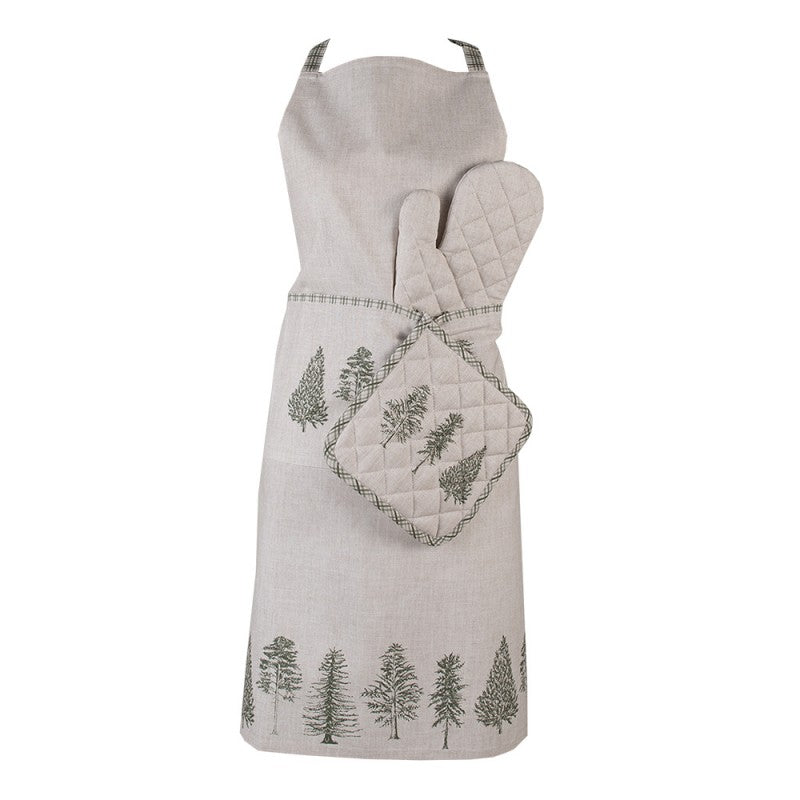 Fartuszek kuchenny drzewa świąteczny Clayre & Eef