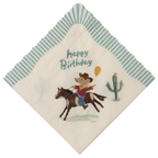 Serwetki papierowe 20szt - HAPPY BIRTHDAY COWBOY Maileg