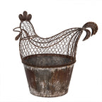 Kosz druciany Kura Country duży Clayre Eef