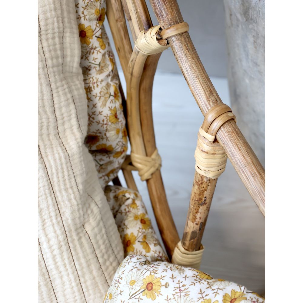 Fotel Wiszący rattanowy naturalny Chic Antique