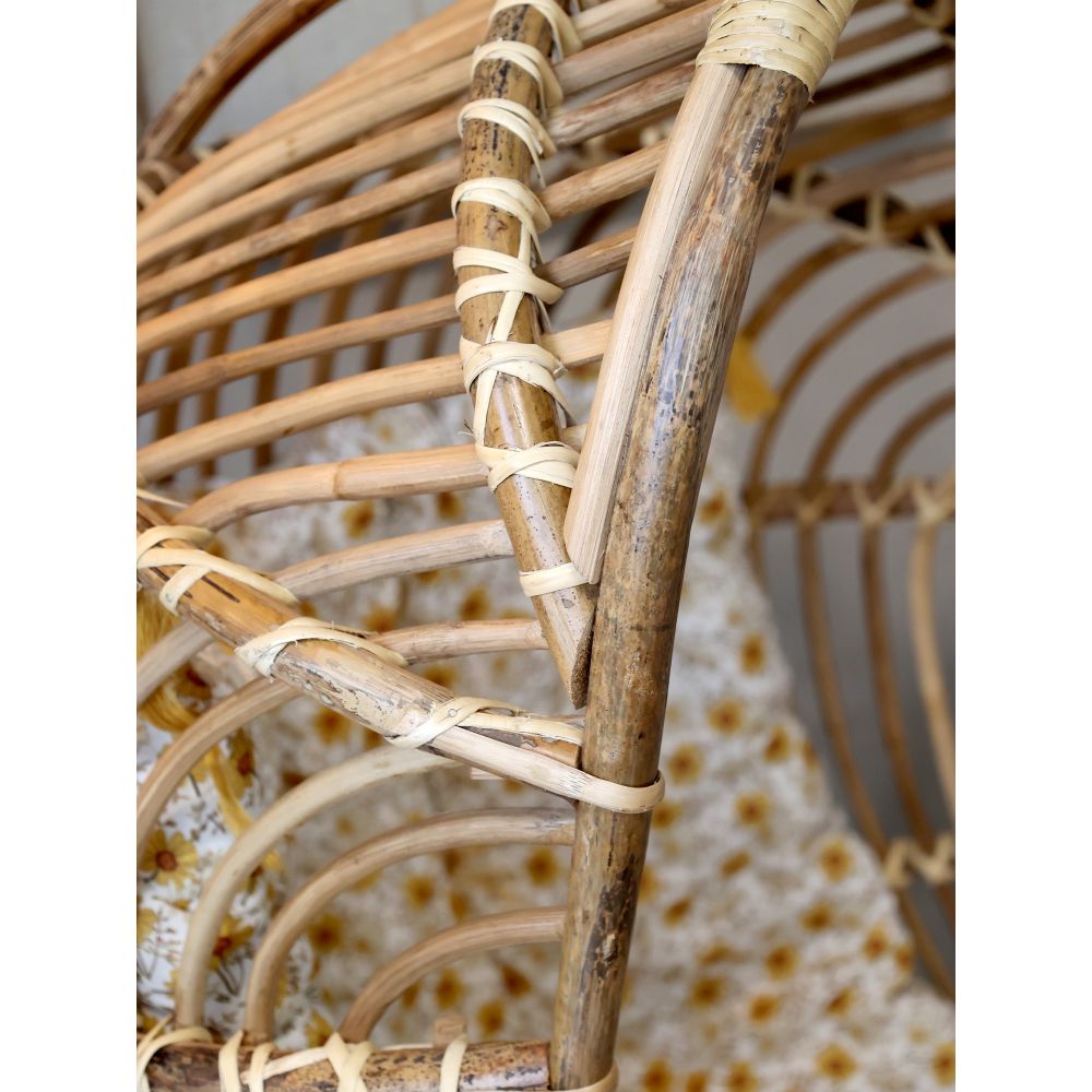 Fotel Wiszący rattanowy naturalny Chic Antique