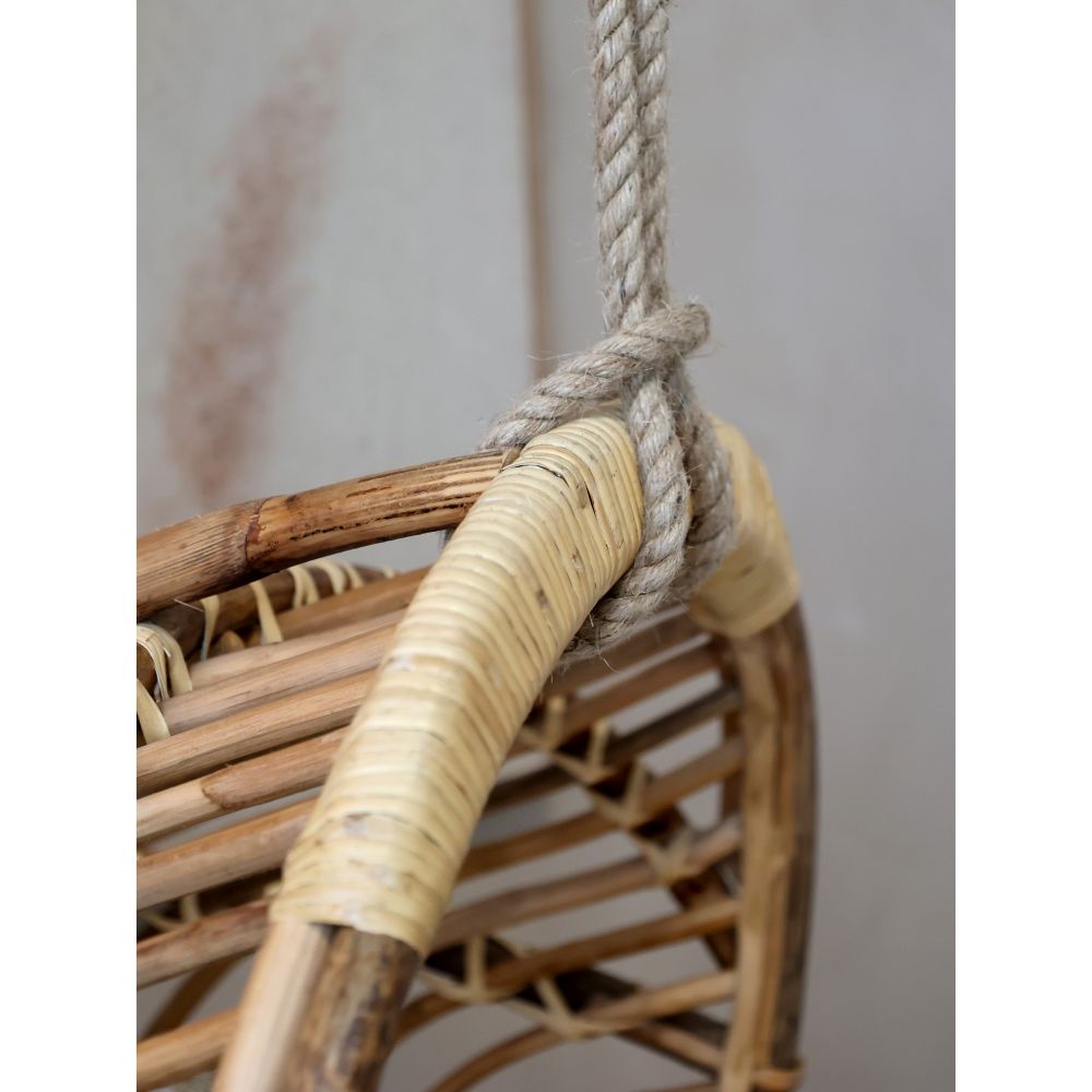 Fotel Wiszący rattanowy naturalny Chic Antique