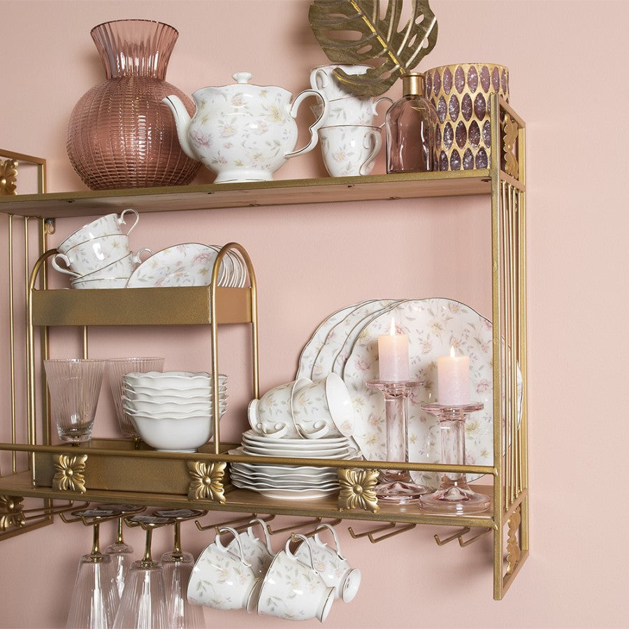 Miseczka porcelanowa kwiatu retro Clayre Eef