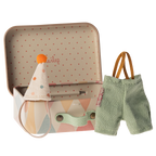 Maileg Ubranko dla myszki małego brata - Clown cloths in suitcase