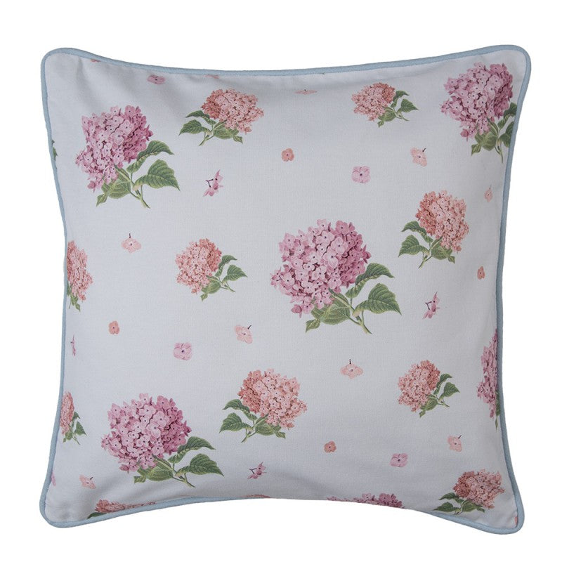 Poduszka błękitna Hortensje 40 x 40 Clayre Eef